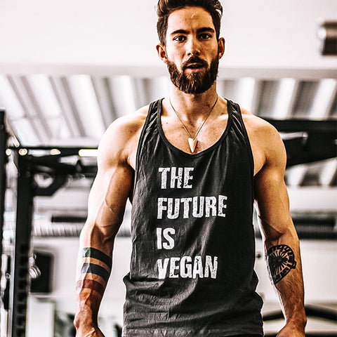 'The Future Is Vegan' vest - Men's