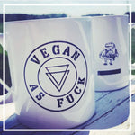 'Vegan as fuck' mug