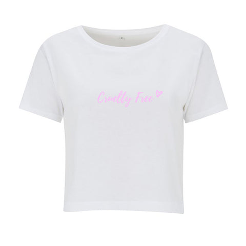 ‘Cruelty Free' cropped tee