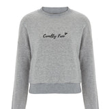 'Cruelty free' cropped sweater