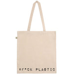 'F*ck Plastic' tote bag