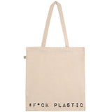 'F*ck Plastic' tote bag