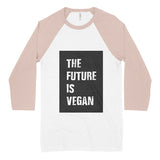 The Future Is Vegan colour block baseball shirt - youth
