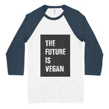 The Future Is Vegan colour block baseball shirt - youth