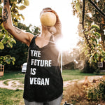 'The Future Is Vegan' vest - Women's