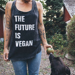 'The Future Is Vegan' vest - Women's